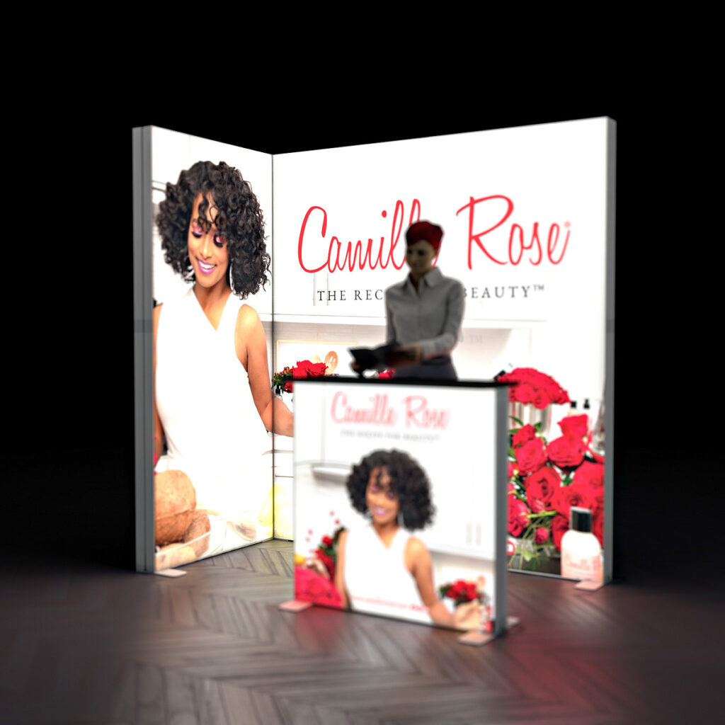 fabrilux printed tfs seg 2x1 led lightbox uk l shape exhibition stand kit 7